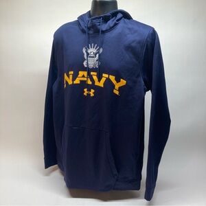 Under Armour US Navy Midshipmen Hoodie Cold gear Size Large NWT